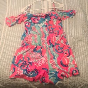 Lilly Pulitzer Klea Off the Shoulder Romper